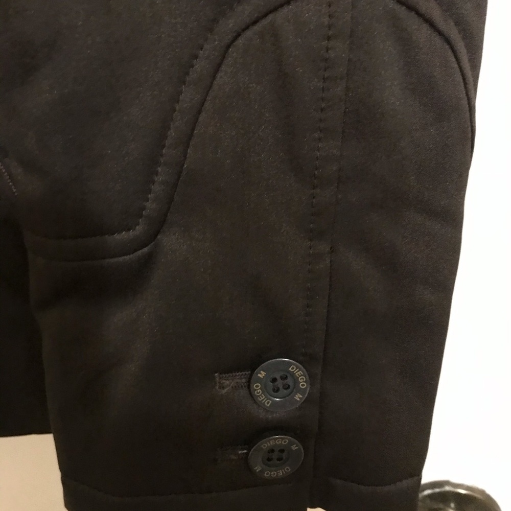 Diego M Brown Jacket with Hood - Picture 4 of 8